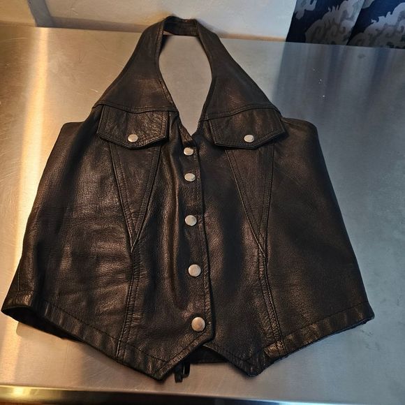 Leather vest/top - Picture 1 of 15